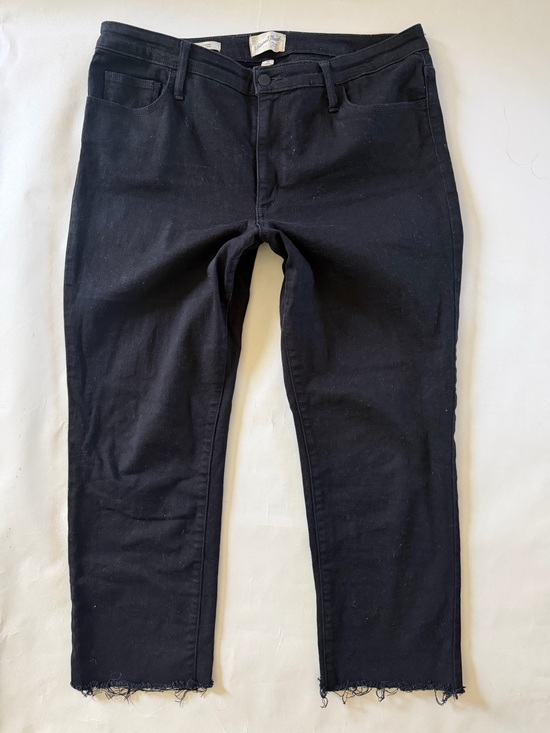 Universal Thread Denim - Women’s Black Raw-Hem Skinny Jeans: 14s